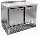 Стол холодильный HICOLD GNE 11/TN камень