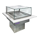 <b>Витрина холодильная</b> кондитерская встраиваемая горизонтальная ФИНИСТ Glassier G-10/7/3 1000х700х300/915