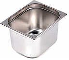 <b>Гастроемкость</b> из нержавеющей стали HURAKAN GN 1/4-150