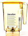 Стакан пятисторонний для блендера BLENDTEC WildSide+ Jar, HL Yellow, желтый, с жесткой крышкой, 40-636-62