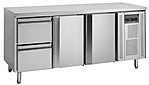 Стол холодильный TEFCOLD CK7310/-SP, без борта + 1 секция с двумя ящиками