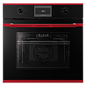 Шкаф духовой KUPPERSBUSCH B 6330.0 S8-Airfry, черное стекло, Hot Chili