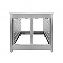Подставка под пароконвектомат LUXSTAHL 860*900*900 (гастроемкости 2х6), мко984.1