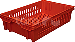 Ящик хлебный евролоток ТАРА.РУ 600x400x152 красный, 403
