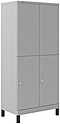 Шкаф модульный ДИКОМ УНО-322 на ножках, серый