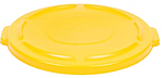Крышка с защелкой для модели 2632 контейнера BRUTE 121 л RUBBERMAID желтая, FG263100YEL