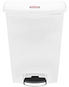 Контейнер с фронтальной педалью <b>Step-on </b>RUBBERMAID Slim Jim 90 л белый, 1883561