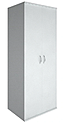 Гардероб Riva А.ГБ-2 (белый, 770х580х1980 мм)