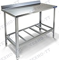 Стол производственный ТЕХНО-ТТ СПП-911/1200 борт, полка-решетка