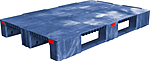 Паллет пластиковый ТАРА.РУ 1200x800х150 синий, TR 1208-1-1