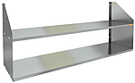 Полка нержавеющая настенная двойная HICOLD НПД-14/4