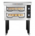 Печь подовая электрическая SVEBA DAHLEN D22 на 2 уровня + козырек