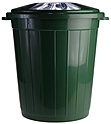 Бак пластиковый ПЛАСТХОЗТОРГ 75 литров, темно-зеленый, Б-75