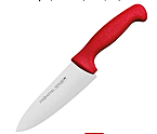Нож поварской PROHOTEL сталь нерж.,пластик; L=290/150, B=45мм, красный, AS00301-02Red