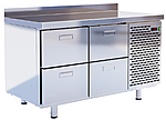 Стол холодильный CRYSPI СШC-4,0 GN-1400 с бортом