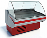 Витрина холодильная CRYSPI Gamma-2 SN 1500 LED с боковинами (RAL 3004)
