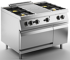 Плита газовая 5 конфорок SILKO NETG76FC с духовым шкафом