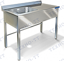 Стол с ванной моечной ТЕХНО-ТТ СПП-520/1207 П