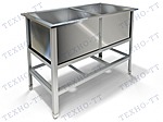 Ванна моечная двухсекционная ТЕХНО-ТТ ВМ-21/330