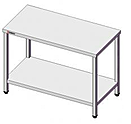 Стол с полкой SIMECO СП 15/4
