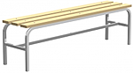 Скамья гардеробная (сосна) ПАКС-МЕТАЛЛ 2000х350х450