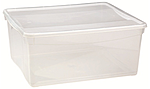 Ящик универсальный RESTOLA 18 литров 400х335х170 мм прозрачный, 4332472/43324720121