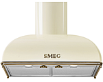 Зонт вытяжной SMEG HOME KS59POE 60 см, кремовая, фурнитура латунная