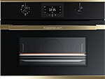 Шкаф духовой KUPPERSBUSCH CBP 6332.0 S4, черное стекло, Gold