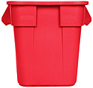 Контейнер квадратный RUBBERMAID BRUTE 106 литров красный, FG352600RED