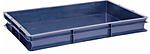 Ящик ТАРА.РУ 600х400х75 сплошной, 424 синий