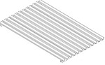 Решетка для рыбы TECNOINOX для гриля модели GR8FG9, 399510