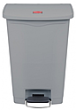 Контейнер с фронтальной педалью <b>Step-on </b>RUBBERMAID Slim Jim 50 л серый, 1883602