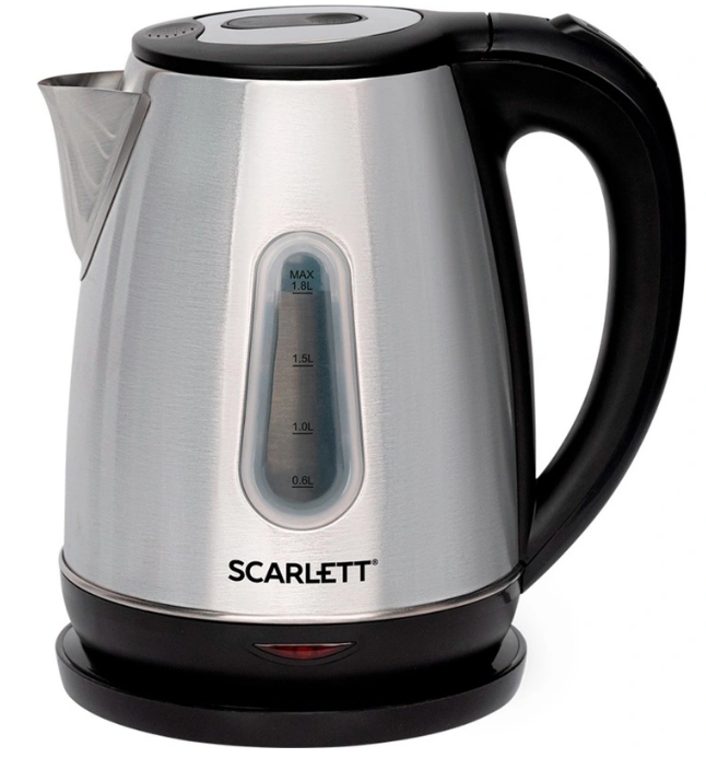 Чайник электрический Scarlett SC-EK21S36 серебристый