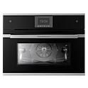 Шкаф духовой с паром KUPPERSBUSCH CBD 6550.0 S1, черное стекло, Stainless Steel