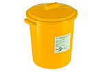 Контейнер для медицинских отходов Медком класса Б желтый 12 л