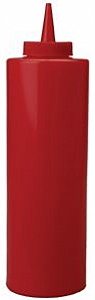 Емкость для соуса МАСТЕРГЛАСС MG /1/40/ 250 мл, с крышкой, красная, 51721