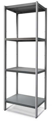 Стеллаж разборный на крашеном профиле серия СУПЕР ЭКОНОМ АЛТЭК Ст 4СКР 7/3-Р