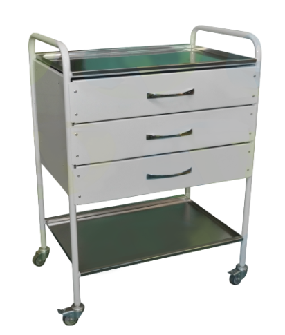 Стол медицинский инструментальный РАТОН СИ-04 3 ящика