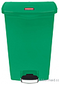 Контейнер с фронтальной педалью <b>Step-on </b>RUBBERMAID Slim Jim 68 л зеленый, 1883586