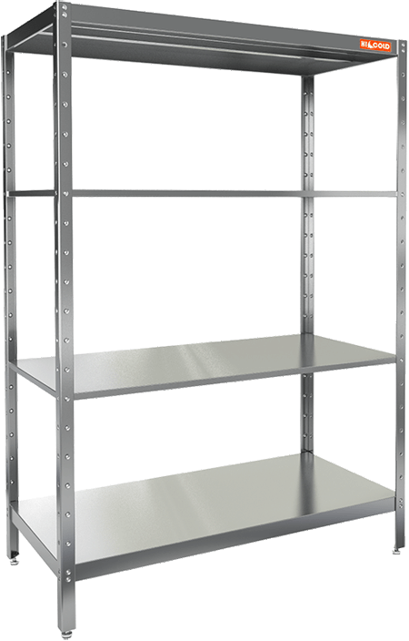 Стеллаж кухонный HICOLD НСК-10/3 + дополнительная промежуточная полка