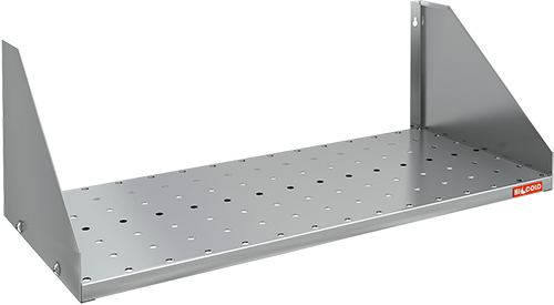 Полка настенная сплошная перфорированная HICOLD НПС-9/3 П