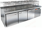 Стол холодильный HICOLD GN 111/TN LT SH на низких ножках