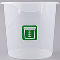 Контейнер круглый RUBBERMAID 3,8 л, Зеленый маркер, 1980395