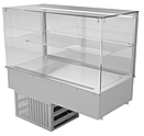 Витрина охлаждаемая встраиваемая GASTROLUX ВСВ-126/CUBE-80 с закаленным стеклом