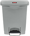 Контейнер с фронтальной педалью <b>Step-on </b>RUBBERMAID Slim Jim 30 л серый, 1883600