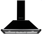 Зонт вытяжной SMEG HOME KT90BLE, 90 см, черная
