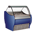 Витрина морозильная для мягкого мороженого UGUR UDR 12 FATIH RAL 5026, сине-серая