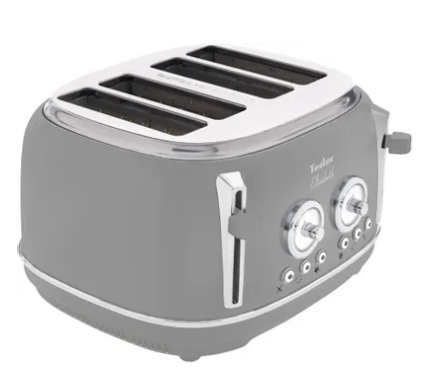 Тостер вертикальный TESLER TT-445, серый