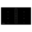Панель варочная индукционная с вытяжкой KUPPERSBUSCH KMI 9850.0 SR, черное стекло, без рамки