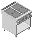 Плита индукционная 4-х конфорочная GICO 8CE9X058C